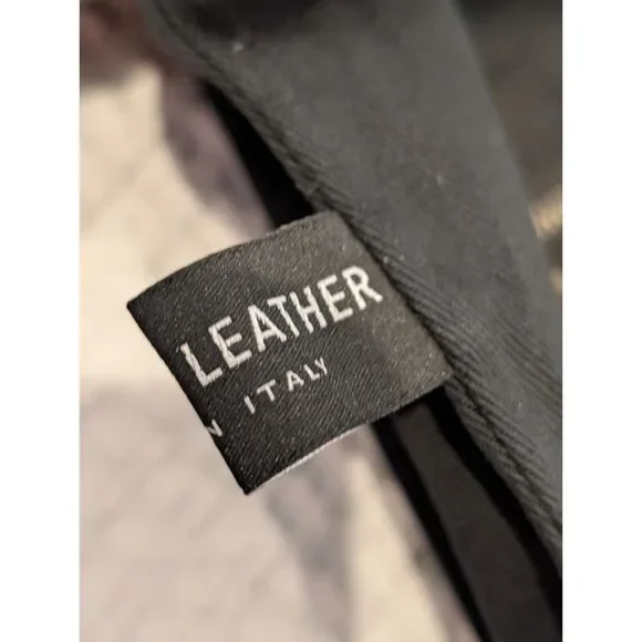 Italian Leather Clutch – Soft, Snakeskin, Magnetic Foldover, Unused Interior - Picture 8 of 8